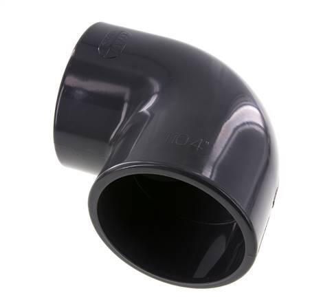 PVC 90deg Elbow Fitting Female Socket 110x129mm x Female Rp 4''