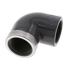 PVC 90deg Elbow Fitting Female Socket 25x34mm x Female Rp 3/4''