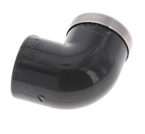 PVC 90deg Elbow Fitting Female Socket 25x34mm x Female Rp 3/4''