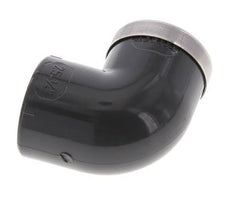 PVC 90deg Elbow Fitting Female Socket 25x34mm x Female Rp 3/4''