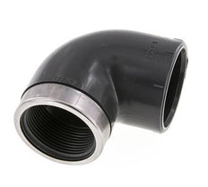 PVC 90deg Elbow Fitting Female Socket 50x61mm x Female Rp 1-1/2''