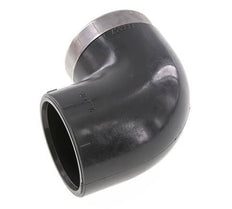 PVC 90deg Elbow Fitting Female Socket 50x61mm x Female Rp 1-1/2''
