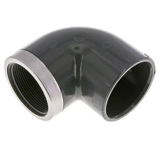 PVC 90deg Elbow Fitting Female Socket 63x75mm x Female Rp 2''