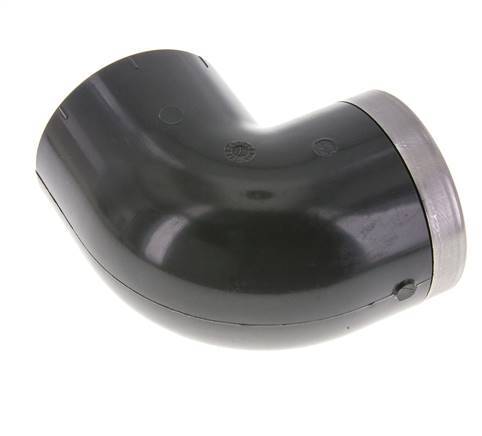 PVC 90deg Elbow Fitting Female Socket 63x75mm x Female Rp 2''