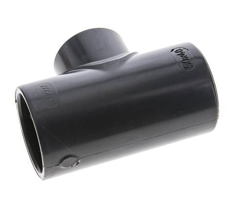 PVC Reducing Tee Fitting Socket 50 to 40mm