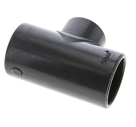 PVC Reducing Tee Fitting Socket 50 to 40mm