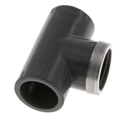 PVC Tee Fitting Female Socket 25mm x Female Rp3/4''