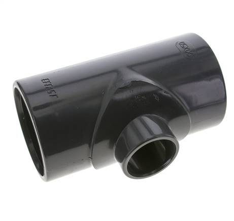 PVC Reducing Tee Fitting Socket 90 to 50mm