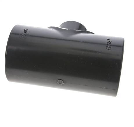 PVC Reducing Tee Fitting Socket 90 to 50mm