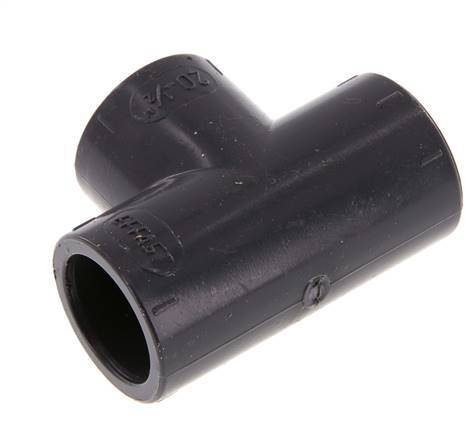 PVC Tee Fitting Socket 20x27mm [5 Pieces]