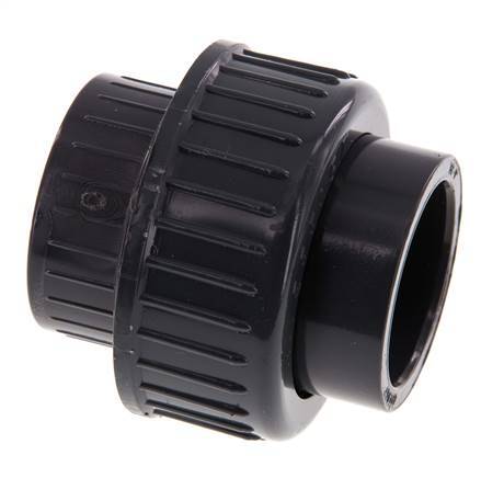 PVC Union Fitting Socket 32x61mm EPDM [2 Pieces]
