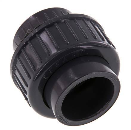 PVC Union Fitting Socket 32x61mm EPDM [2 Pieces]