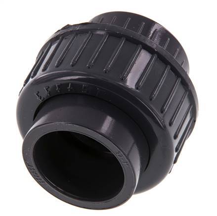 PVC Union Fitting Socket 32x61mm EPDM [2 Pieces]