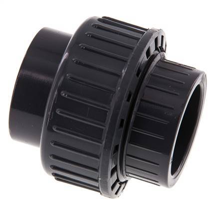 PVC Union Fitting Socket 32x61mm EPDM [2 Pieces]