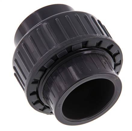 PVC Union Fitting Socket 32x61mm EPDM [2 Pieces]