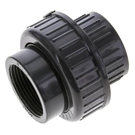PVC Union Fitting Female Rp 1 1/4'' EPDM
