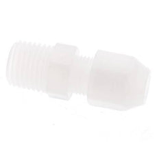 4x6mm & R1/4'' PVDF Straight Hose Fitting with Male Threads 10bar/145psi