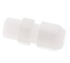 8x10mm & R3/8'' PVDF Straight Hose Fitting with Male Threads 10bar/145psi