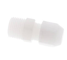 10x12mm & R1/2'' PVDF Straight Hose Fitting with Male Threads 10bar/145psi