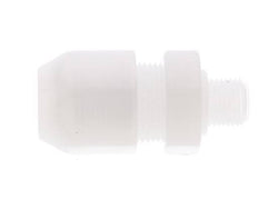 8x10mm & G1/8'' PP Straight Hose Fitting with Male Threads 10bar/145psi [2 Pieces]