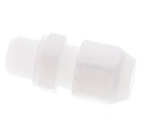 9x12mm & G3/8'' PP Straight Hose Fitting with Male Threads 10bar/145psi