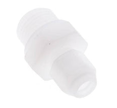 8x10mm & G3/8'' PVDF Straight Hose Fitting with Male Threads 10bar/145psi