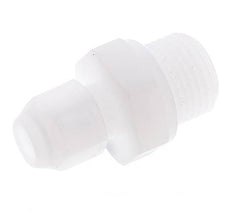 6x8mm & G1/8'' PVDF Straight Hose Fitting with Male Threads 10bar/145psi