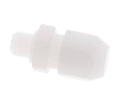 6x8mm & G1/8'' PVDF Straight Hose Fitting with Male Threads 10bar/145psi