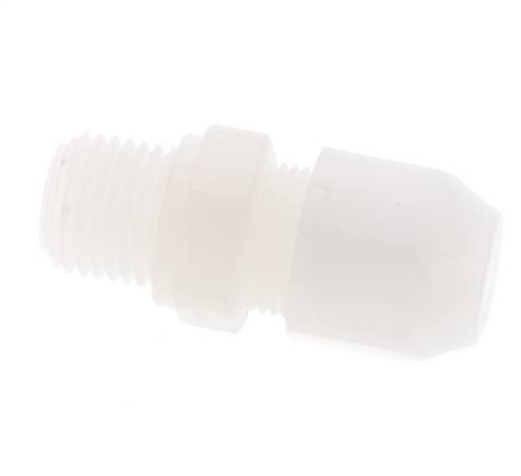 6x8mm & G1/4'' PVDF Straight Hose Fitting with Male Threads 10bar/145psi