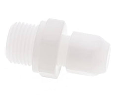 8x10mm & G1/2'' PVDF Straight Hose Fitting with Male Threads 10bar/145psi
