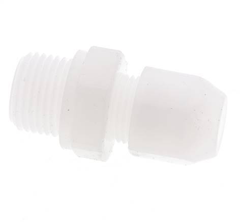 10x12mm & G1/2'' PVDF Straight Hose Fitting with Male Threads 10bar/145psi