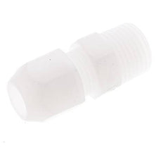 8x10mm & R3/8'' PP Elbow Hose Fitting with Male Threads 10bar/145psi [2 Pieces]
