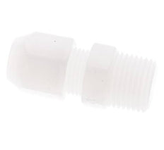 4x6mm & R1/4'' PP Elbow Hose Fitting with Male Threads 10bar/145psi [2 Pieces]