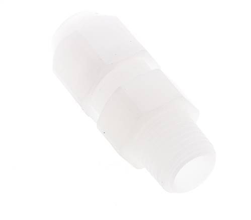 4x6mm & R1/4'' PP Elbow Hose Fitting with Male Threads 10bar/145psi [2 Pieces]
