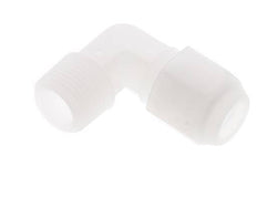 8x10mm & R3/8'' PP Elbow Hose Fitting with Male Threads 10bar/145psi [2 Pieces]