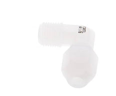 2x4mm & R1/8'' PVDF Elbow Hose Fitting with Male Threads 10bar/145psi
