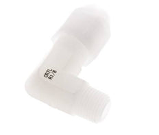 4x6mm & R1/8'' PVDF Elbow Hose Fitting with Male Threads 10bar/145psi