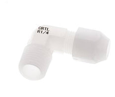 4x6mm & R1/4'' PVDF Elbow Hose Fitting with Male Threads 10bar/145psi