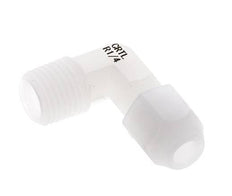 4x6mm & R1/4'' PVDF Elbow Hose Fitting with Male Threads 10bar/145psi