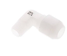 8x10mm & R1/4'' PVDF Elbow Hose Fitting with Male Threads 10bar/145psi
