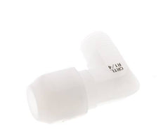 8x10mm & R1/4'' PVDF Elbow Hose Fitting with Male Threads 10bar/145psi