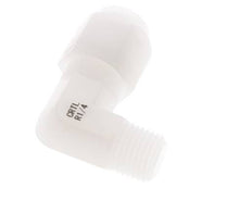 8x10mm & R1/4'' PVDF Elbow Hose Fitting with Male Threads 10bar/145psi