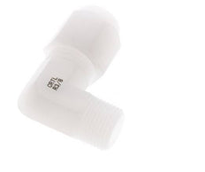 10x12mm & R3/8'' PVDF Elbow Hose Fitting with Male Threads 10bar/145psi