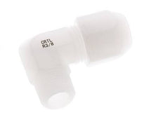 10x12mm & R3/8'' PVDF Elbow Hose Fitting with Male Threads 10bar/145psi