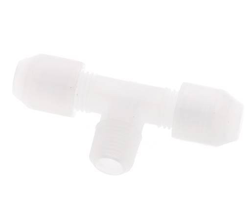 2x4mm & R1/8'' PP T-Shape Hose Fitting with Male Threads 10bar/145psi [2 Pieces]