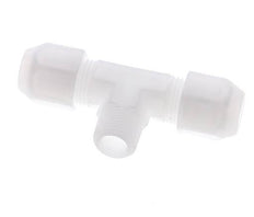 10x12mm & R3/8'' PP T-Shape Hose Fitting with Male Threads 10bar/145psi