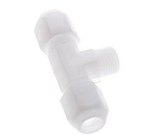 10x12mm & R3/8'' PP T-Shape Hose Fitting with Male Threads 10bar/145psi
