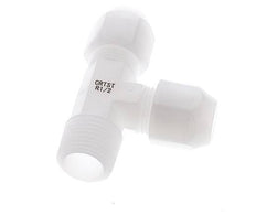 10x12mm PVDF Elbow Hose Fitting 10bar/145psi