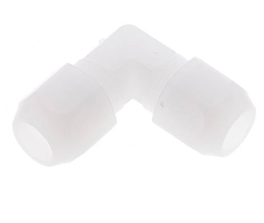 12x14mm PVDF Elbow Hose Fitting 10bar/145psi
