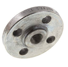 Threaded Flange DN15-PN16 Rp 1/2'' Zinc-Plated Steel DIN 2566